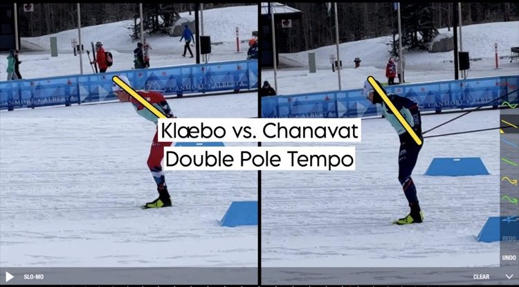 Klæbo vs. Chanavat: What Makes Klæbo’s Double Pole Tempo Faster?