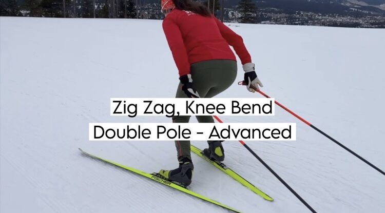 Zigzag Knee Bend Double Pole – Advanced